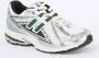 New Balance Metallic Leren Sneakers met Contrasterend Logo Gray - Thumbnail 4