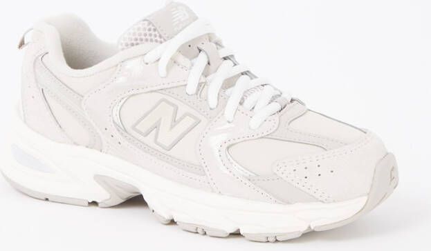 New Balance 530 sneaker van leer met suède details