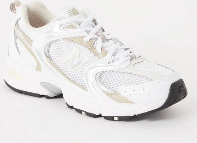 New Balance Comfort Sneakers met Stoffen en Leren Bovenwerk White - Foto 20