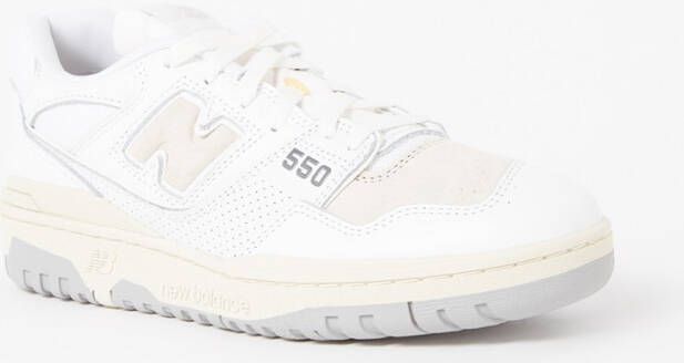 New Balance 550 Witte Sneakers met Timberwolf en Raincloud White - Foto 9
