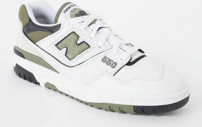 New Balance 550 sneaker van leer met logo