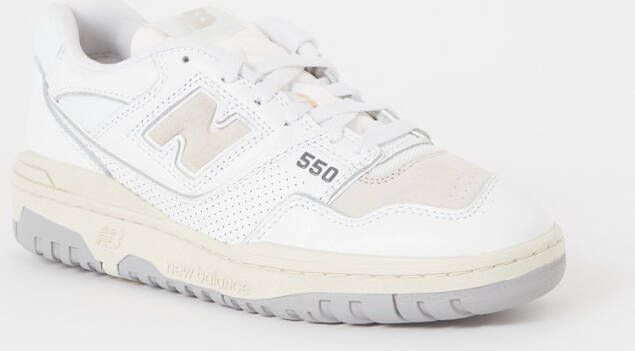 New Balance 550 Witte Sneakers met Timberwolf en Raincloud White - Foto 8