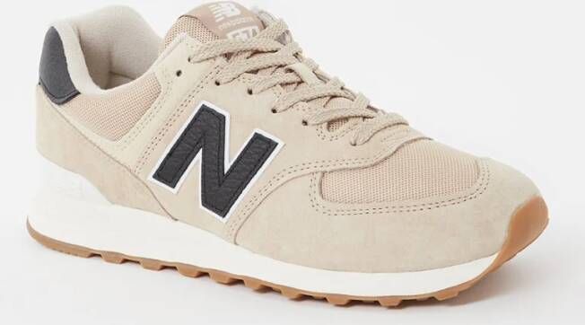 New Balance 574 sneaker met mesh details