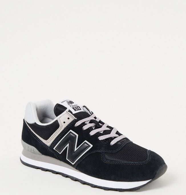 New Balance 574 sneaker met suède details