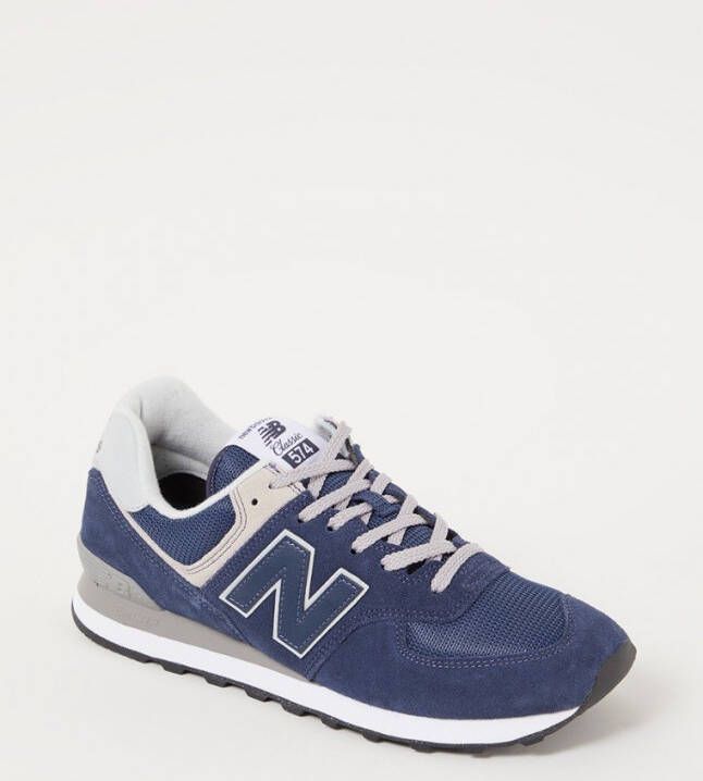 New Balance 574 sneaker met suède details