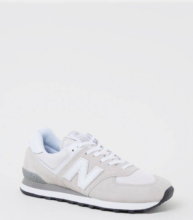 New Balance 574 sneaker met suède details