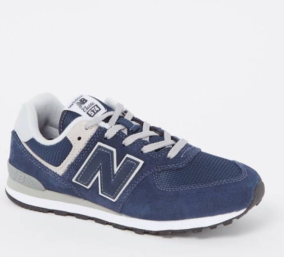 New Balance 574 sneaker met suède details