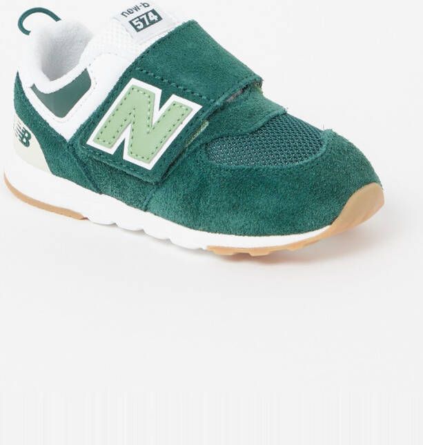 New Balance 574 sneakers donkergroen lichtgroen wit Jongens Meisjes Suede 18 5 - Foto 7