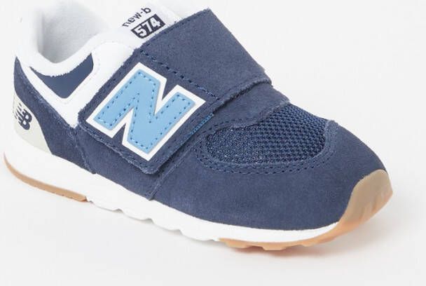 New Balance 574 sneakers donkerblauw wit lichtblauw Suede 23 5