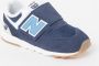 New Balance 574 sneakers donkerblauw wit lichtblauw Suede 18 5 - Thumbnail 1