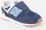 New Balance 574 sneakers donkerblauw wit lichtblauw Jongens Meisjes Suede 18 5 - Thumbnail 1