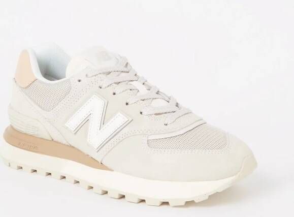 New Balance 574 sneaker met suède details