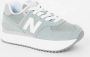 New Balance 574 sneaker van suède met details van leer - Thumbnail 3