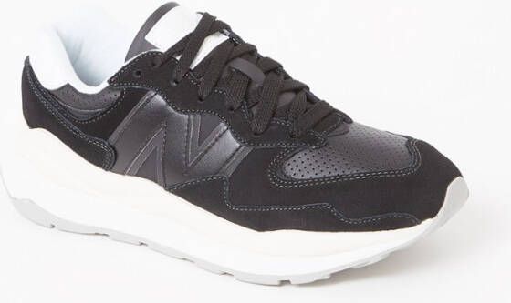 New Balance 57 40 sneaker met leren en suède details