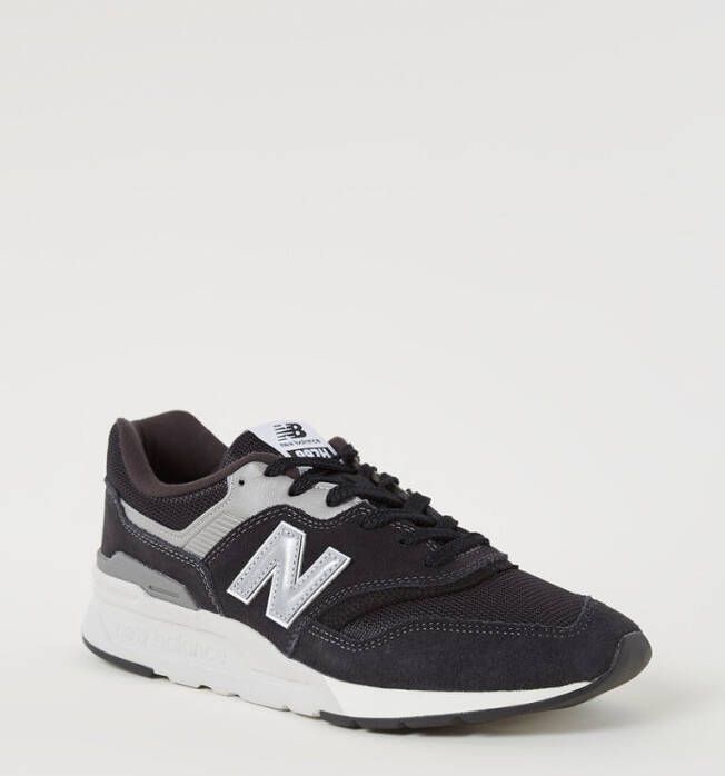 New Balance Leren en Mesh Sneakers Lifestyle Model Black Heren - Foto 6
