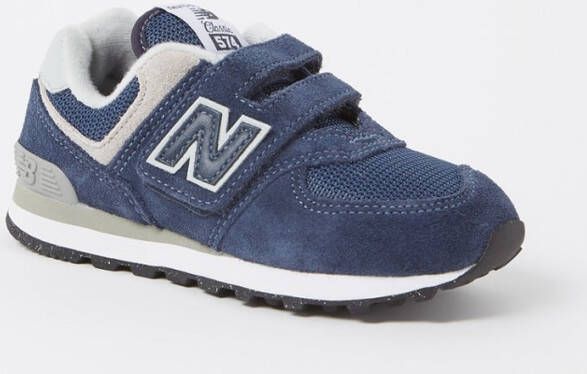 New Balance 574 sneaker met suède details