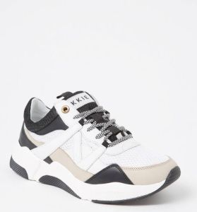 NIKKIE Dolly sneaker met leren details
