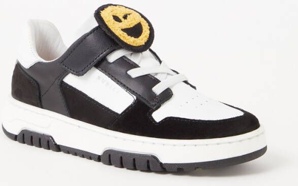 Nubikk Basket Court JR sneaker van leer met suède details - Foto 2