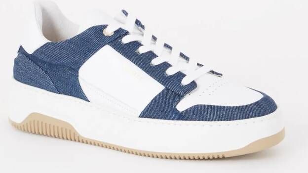 Nubikk Basket Court sneaker met leren details