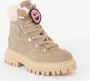 Nubikk Fae Montagne JR suède veterboots taupe Bruin Meisjes Suede Effen 25 - Thumbnail 3