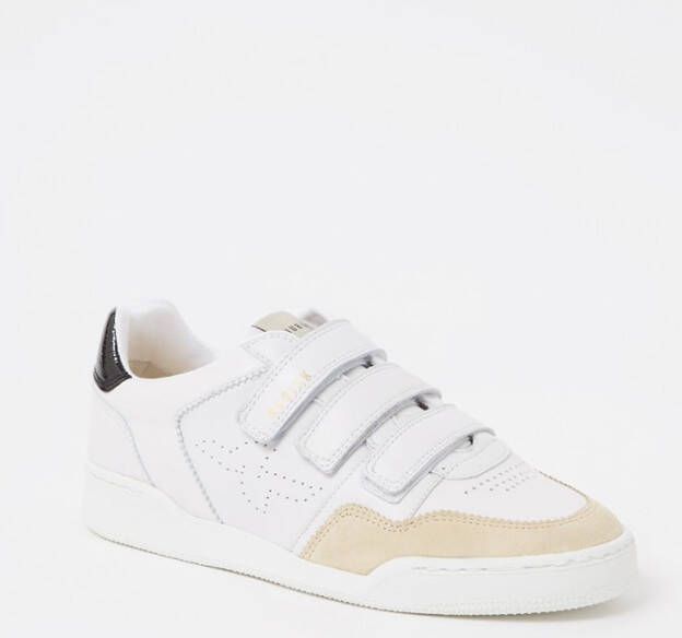 Nubikk Blueberry sneaker van leer met suède details - Foto 4