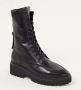 NUBIKK Veterboots Dames Fae Aubine Maat: 40 Materiaal: Leer Kleur: Zwart - Thumbnail 4