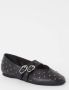 NUBIKK Ballerina Dames Gisele Grace Studs Maat: 38 Materiaal: Leer Kleur: Zwart - Thumbnail 3