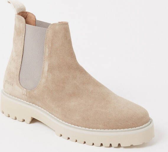 Nubikk Logan Rai chelsea boot van suède