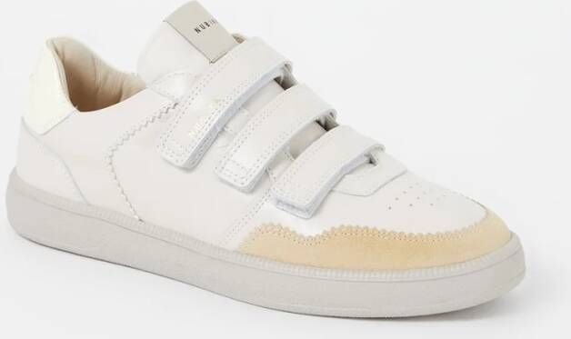 Nubikk Ray Straps sneaker van leer met suède details