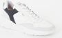NUBIKK Lage Sneakers Heren Roque Road Wave Maat: 40 Materiaal: Leer Kleur: Wit - Thumbnail 3