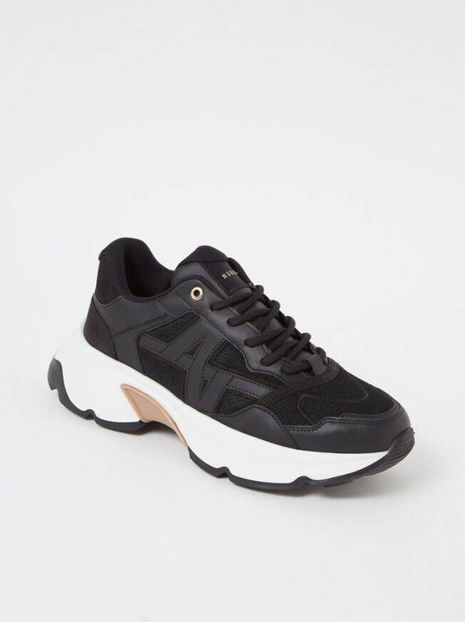 Nubikk Ross Trek Edge Zwart Mode Runner Sneaker Zwart Dames - Foto 3