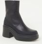 NUBIKK Enkelboots Dames Venga Bootie Maat: 41 Materiaal: Leer Kleur: Zwart - Thumbnail 3