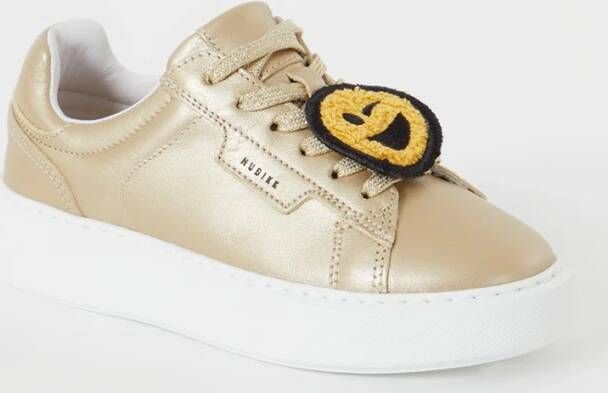 Nubikk Vince Tora K sneaker van leer met metallic finish