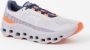 ON Running Grijze Sneakers met Oranje Details Gray Heren - Thumbnail 2