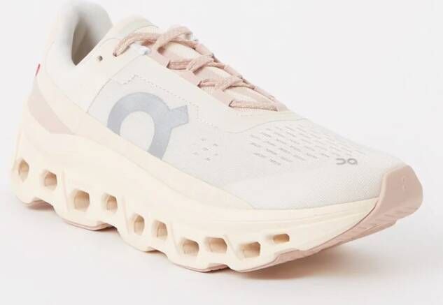 On Cloudm ster sneaker met mesh details