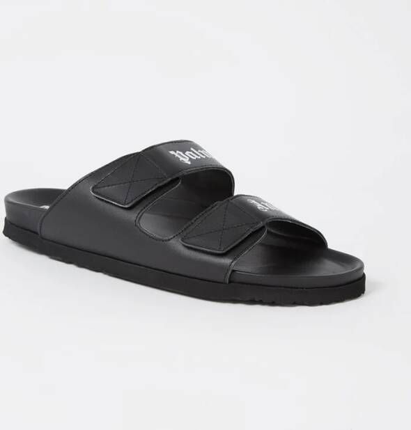 Palm Angels Slippers met logoprint Zwart - Foto 2