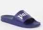 Palm Angels Blauwe Slippers voor Heren Blauw Heren - Thumbnail 2