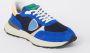Philippe Model Blauwe Technische Stoffen Sneakers met Suède Blue Heren - Thumbnail 2