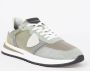 Philippe Model Blauwe Nylon Sneakers met Suède Details Multicolor Heren - Thumbnail 2