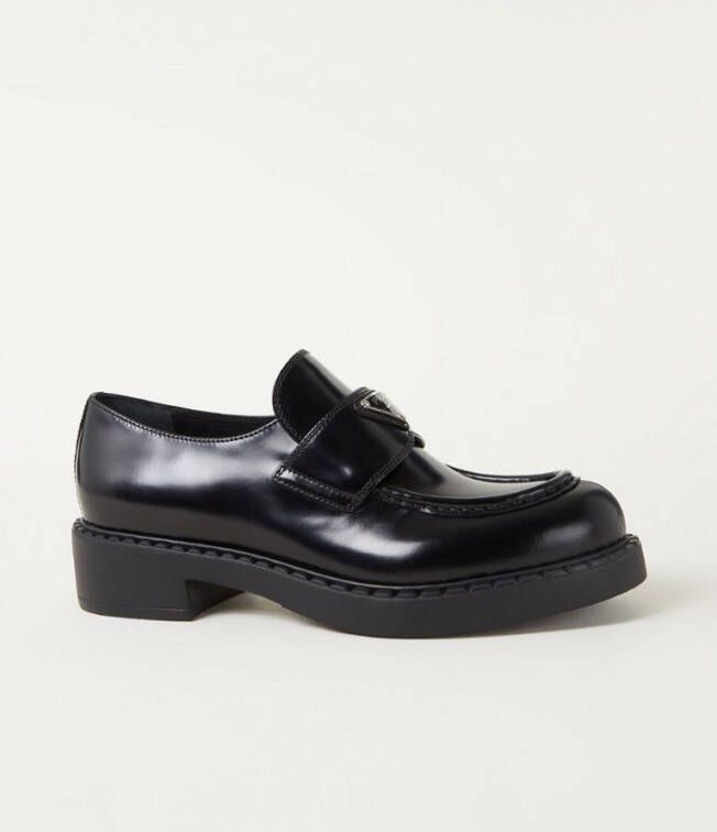 Prada Calzature Donna loafer van leer