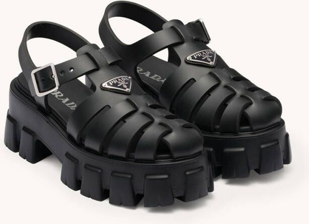 Prada Sandalen Sandals in zwart