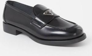 Prada Loafer van lakleer met logo