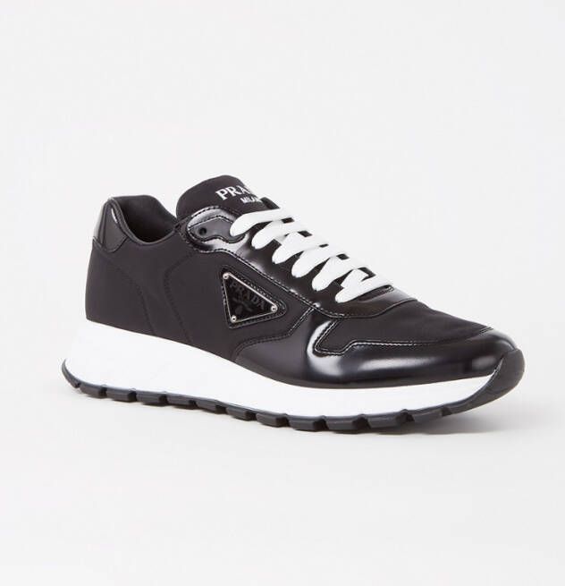 Prada Prax 01 sneaker met leren details