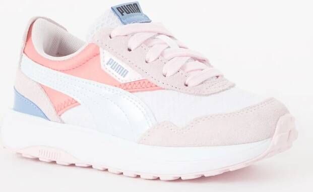 Puma Cruise Rider Peony sneakers roze koraalrood wit Meisjes Mesh Meerkleurig 30 - Foto 4