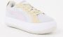 Puma Suede Mayu Raw Womens Ice Flow White Schoenmaat 37+ Sneakers 383114 01 - Thumbnail 2