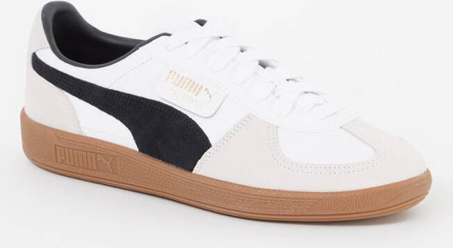 Puma Palermo sneaker van leer met suède details