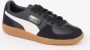 Puma Palermo Lth Black Feather Gray Gum Zwart Leer Lage sneakers Unisex - Thumbnail 4
