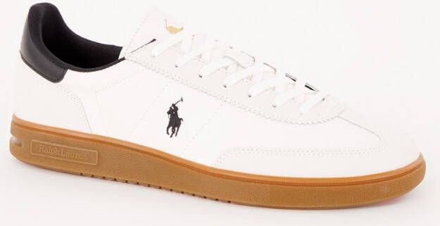 Ralph Lauren Bedford sneaker van leer met suède details
