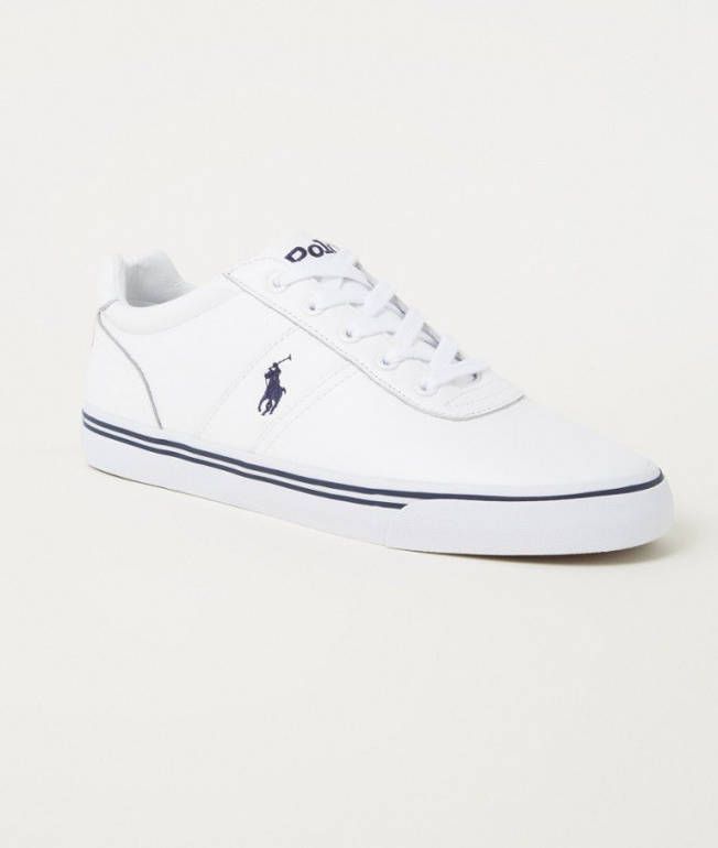 POLO RALPH LAUREN Vrouwen Leren Lage sneakers Herenschoenen Hanford leather Wit - Foto 6