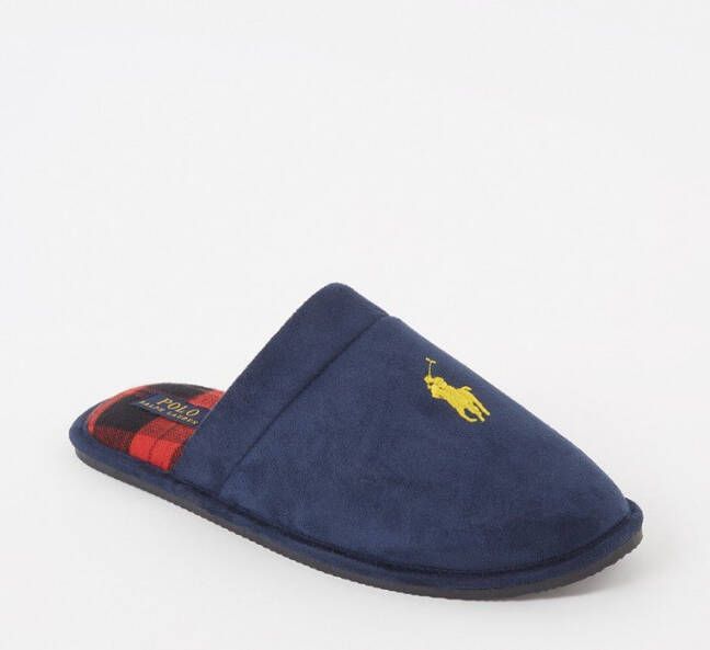 Polo Ralph Lauren Stijlvolle Instap Pantoffels met Memory Foam Zool Blue Heren - Foto 6